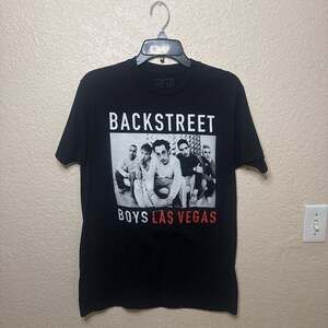 Backstreet Boys Las Vegas Final 9 Tour Concert T-Shirt Size Medium